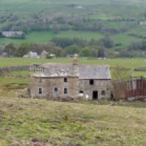 An abandoned farmhouse