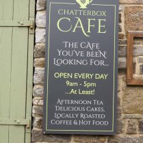 We finish our walk alongside Chatterbox Cafe